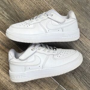 Nike Air Force 1 one white low af 11c strap on